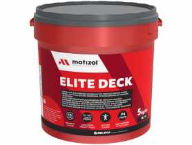 Membrana wykończeniowa płynna, antypoślizogowa do tarasów i balkonów Elite Deck 5 kg szary MATIZOL