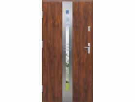 Drzwi zewnętrzne stalowo-drewniane Disting Otello 06 Dąb złoty 90 cm lewe KR CENTER