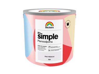 Zdjęcie: Farba do ścian i sufitów Its Simple Pink hibiscus 2,5 L BECKERS
