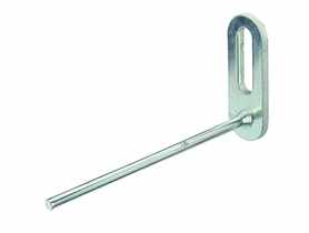 Hak uniwersalny prosty 80 mm ALBERTS