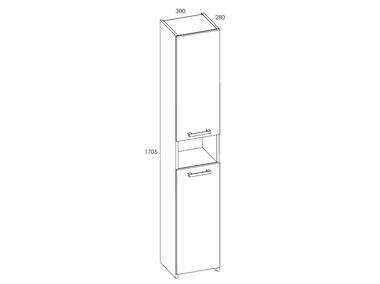Zdjęcie: Słupek łazienkowy Formica 30 cm ELITA