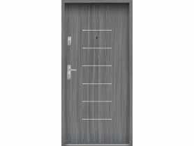 Drzwi wejściowe do mieszkań Bastion A-39 Mokka 90 cm prawe ODO KR CENTER