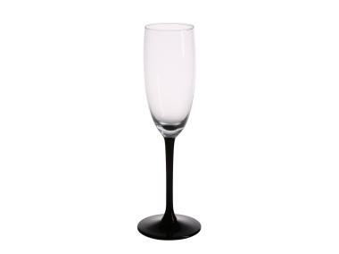 Zdjęcie: Kieliszek szampan 180 ml czarna nóżka ALTOM DESIGN