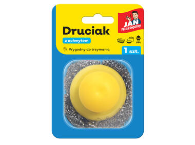 Zdjęcie: Druciak spiralny ze stali nierdzewnej z uchwytem 1 szt. JAN NIEZBĘDNY