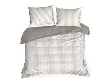 Zdjęcie: Komplet pościeli Raya 220x200 cm,70x80 cm - 2 szt. biało-stalowa EUROFIRANY