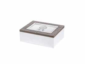 Puzderko drewniane z ramką na zdjęcia 9x13 cm ALTOMDESIGN