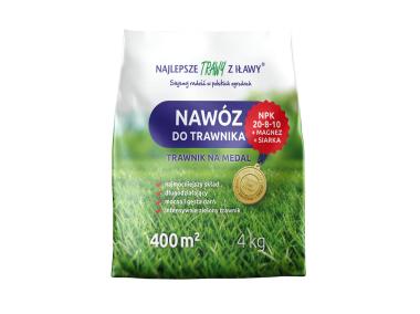 Zdjęcie: Nawóz do trawnika NPK 20-8-10 + Magnez + Siarka 4 kg ROLIMPEX