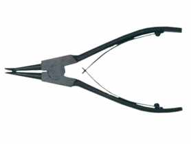 Szczypce segera do pierścieni osadczych 150 mm, zewnętrzne, wygięte TOP TOOLS