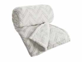 Koc Jodła 200x220 cm srebrny EUROFIRANY