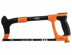 Piła do metalu heavy duty 300 mm z pojemnikiem na brzeszczoty, aluminium, dwukomponentowy uchwyt NEO