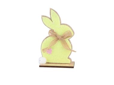 Zdjęcie: Figurka drewniana Zając Z Serduszkiem 7,5x14 cm ALTOMDESIGN