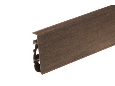 Zdjęcie: Listwa przypodłogowa PVC Hi Line Prestige 2,2x7,5 cm 2,50 m Hikory Mat CEZAR