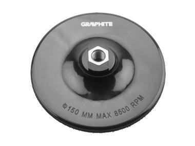 Zdjęcie: Tarcza elastyczna z rzepem 150 mm x m14 GRAPHITE