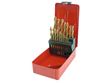 Zdjęcie: Wiertła do metalu powlekane tytanem 1,0-10 mm - 19 szt.MEGA