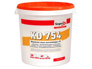 Zdjęcie: Masa uszczelniająca bitumiczna dwuskładnikowa KD 754 SOPRO
