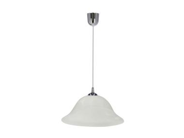 Zdjęcie: Lampa wisząca Vera chromowy 1x60 W E27 klosz alabastrowy CANDELLUX