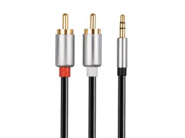 Zdjęcie: Kabel 1,5 m Jack 3,5 WT. - 2RCA WT. HQ LB0092 LIBOX