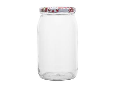Zdjęcie: Komplet 6 słoików Spiżarnia Pani Domu 900 ml z zakrętką fi 82 6-zaczepową ALTOM DESIGN