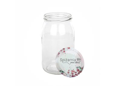 Zdjęcie: Komplet 6 słoików Spiżarnia Pani Domu 900 ml z zakrętką fi 82 6-zaczepową ALTOM DESIGN