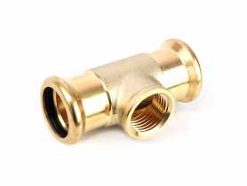 Trójnik zaciskany profil M do wody 35x1/2" gwx35 CALIDO