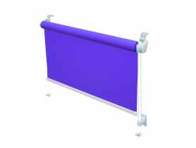 roleta Mini Royal 810 szafir 61,5x160 cm GARDINIA