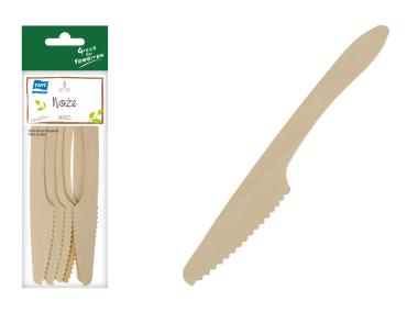 Zdjęcie: Noże drewniane NJB 185 mm, 6 sztuk SIMPLE SOLUTIONS