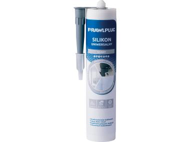 Zdjęcie: Silikon uniwersalny szary 300 ml RAWLPLUG