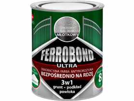 Farba antykorozyjna Ferrobond Ultra młotek srebrny 0,7L JURGA