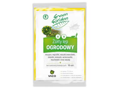 Zdjęcie: Lep ogrodowy żółty 24 cm x 17 cm, 10 sztuk Green Garden VACO