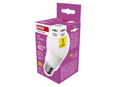 Zdjęcie: Żarówka LED A60 4 W 470 lm E27 światło neutralne EMOS