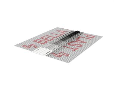 Zdjęcie: Listwa PVC do boniowania z siatką BP11 MINI MAX L300 czarny BELLA-PLAST