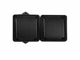 Gniazdo zasilające francuskie x2 Tekno 05-1254-141 MOWION
