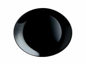 Półmisek owalny Steak Friends Time 30 x 26 cm czarny LUMINARC