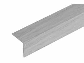 Kątownik PVC 20x20x1,1 mm jesion 2,75 m CEZAR