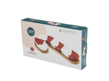 Zdjęcie: Zestaw naczyń na podstawie bambusowej 30x16,5x3,5 cm dekoracja cukrowa laseczka ALTOM DESIGN