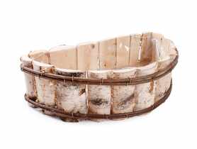 Donica z brzozy 44x28x13h cm TIN TOURS