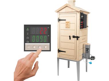 Zdjęcie: Wędzarnia elektryczna dragON Plywood Nature 100E z modułem grzejnym i sterownikiem BROWIN