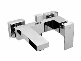 Bateria wannowa Arktic asymetryczna chrom BISK