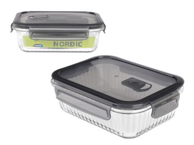 Zdjęcie: Pojemnik żaroodporny Nordic 1000 ml prostokątny 91465 RAVI