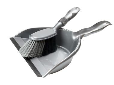 Zdjęcie: Zmiotka + szufelka z gumką Silver PUCUŚ