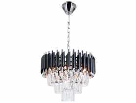 Lampa wisząca Toledo 4-punktowa czarny-chrom ELEM