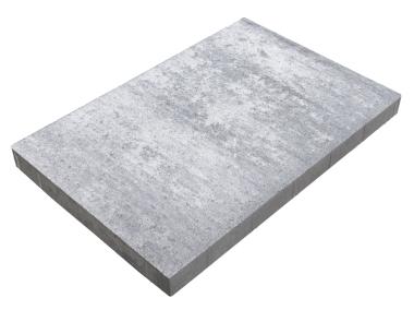 Zdjęcie: Płyta betonowa Lamell 4,5x40x60 cm cortado brązowo-biały bez fazy na białym cemencie POLBRUK