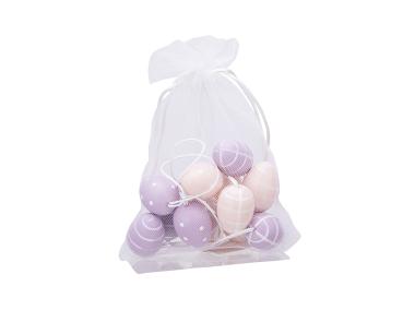 Zdjęcie: Zawieszki w kształcie jajka komplet 12 sztuk 2,5x2,5x3,5 cm ALTOMDESIGN
