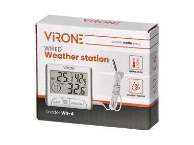 Zdjęcie: Stacja pogodowa, sonda przewodowa LCD/WS-4 ORNO