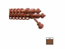 Karnisz podwójny Hermes  150 cm dąb KARWEL