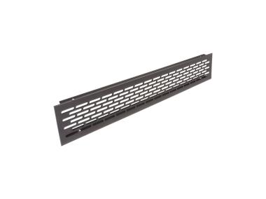Zdjęcie: Kratka wentylacyjna nawiewowa 80x480 mm lakier czarny METRO