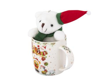 Zdjęcie: Kubek sanie Mikołaja 400 ml z maskotką ALTOM DESIGN