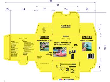 Zdjęcie: Zestaw adapterów do nadmuchiwania KARCHER