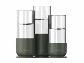 Zestaw szklanych pojemników do propagacji roślin Plant Care z metalową podstawą FISKARS