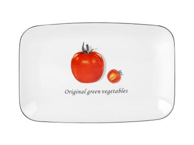 Zdjęcie: Półmisek Toskania z porcelany New Bone 20,5 cm wzór 1 Tomatu DECOR